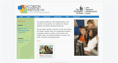 Desktop Screenshot of jacobsoninstitute.org