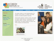 Tablet Screenshot of jacobsoninstitute.org